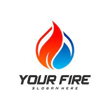 Modern Fire Logo Concept Or Icon Design