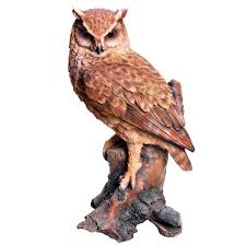 Hi Line Gift Great Horned Owl On Stump