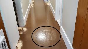 After Roofer Leaves Bad Drum Mark Damage