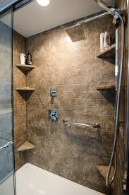 Beautiful Tile Shower Shelves