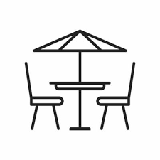 Patio Furniture Vector Art Icons And