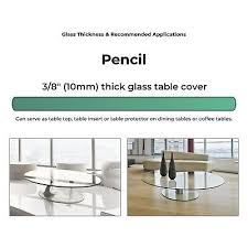 70cm Inch Round Glass Table Top 1cm Thi