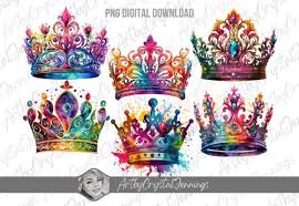 Colorful Princess Tiara Queens Crown