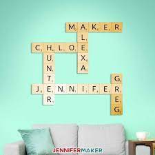 Scrabble Wall Art Easy And Fun Diy