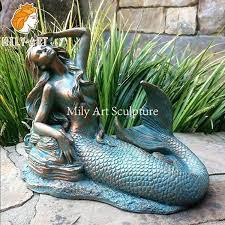 Bronze Mermaid Sculpture Mily Bronze