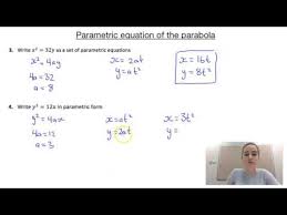 Parametric Equation Of The Parabola