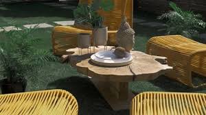 Outdoor Furniture Stock Footage