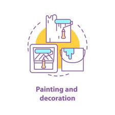 Interior Painting Vector Art Icons