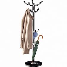 Coat Stand Black 173cm With Marble Base