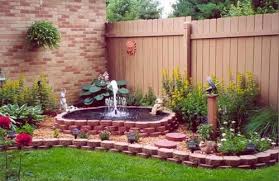 Outdoor Terrace Garden Water Fall At