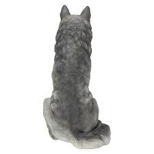 Hi Line Gift Ltd Sitting Grey Wolf