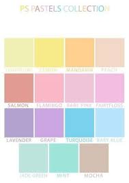 Pastel Colour Palette Pastel Color Schemes