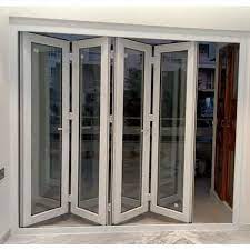 Interior Upvc Folding Door Clear Glass