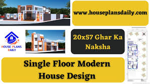 Design 20x57 Ghar Ka Naksha