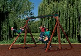 free standing swing beam with swings