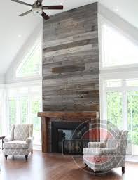 Toronto Custom Barn Beam Fireplace