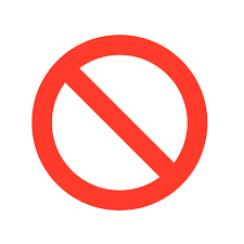 Prohibited Symbol Labels Prohibited