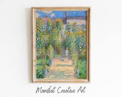 Claude Monet Wall Art Vintage Print