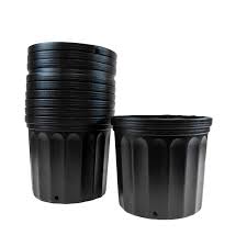 Black Plastic Nursery Pots