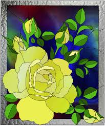 Yellow Roses Best Stained Glass Patterns