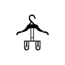 Clothes Hanger Hanger Icon Vector