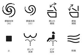 Japanese Toilet Pictogram Toilet Icon