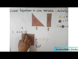 Solving Linear Equation In One Variable