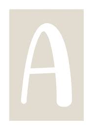 Neutral Alphabet Letter Alphabet Wall