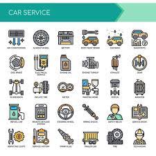 Car Service Icons 667480 Vector Art