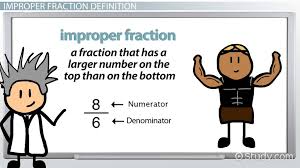 Improper Fraction Definition Examples