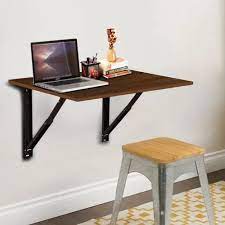 Wooden Wall Mounted Shelf For Laptop