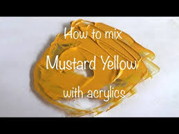 How To Make Mustard Yellow Color
