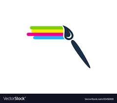 Color Paint Logo Icon Design Royalty