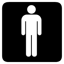 Mens Room Toilet Icon In Svg