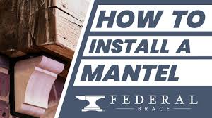 A Mantel Over A Brick Fireplace