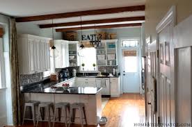 kitchen with az faux beams