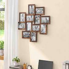 4 In X 6 In Rustic Brown Collage Picture Frame Set Of 12