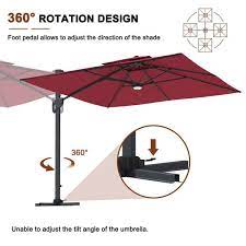 Square Cantilever Patio Umbrella