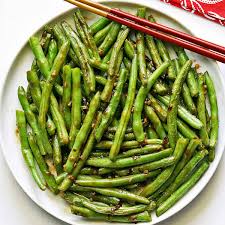 chinese green beans with soy sauce and