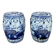 Porcelain Garden Stools Or Side Tables