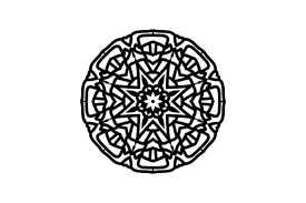 Mandala Indian Paisley Icon Symbol