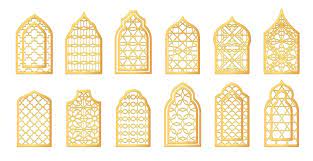 Golden Ornament Arabic Windows