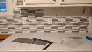 How To L And Stick Backsplash My