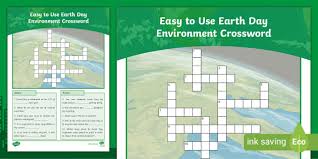 Earth Day Environment Crossword