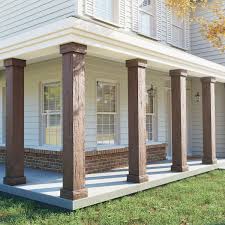 rustic faux wood columns pacific