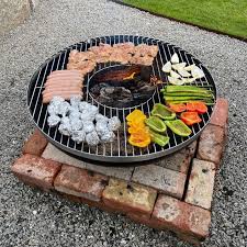 Fire Pit Stainless Steel Grill