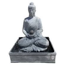 Water Feature Sitting Buddha W Ball