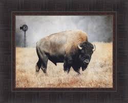 The Bison By Lori Deiter 17x21 Framed