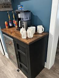 Mini Fridge Coffee Bar Cabinet