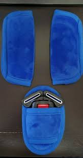 Blue Cushion Pads Buckle Chest Clip
